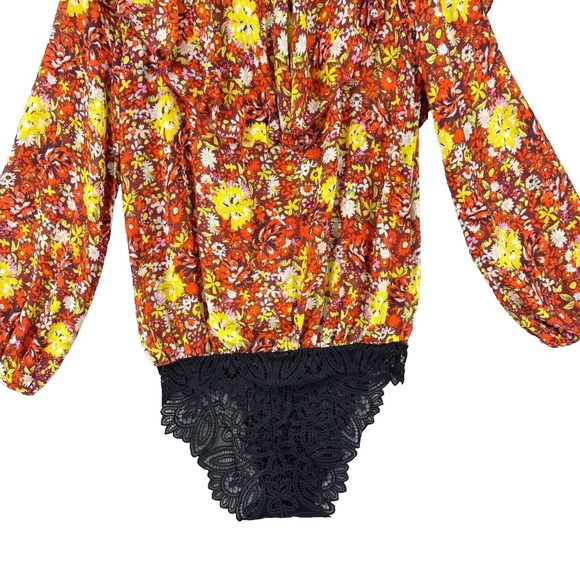 (NWT) Women's Intimately Free by Free People Say It To Me Bodysuit Size S (Red) - Picture 12 of 16